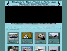 Tablet Screenshot of farne-islands.com